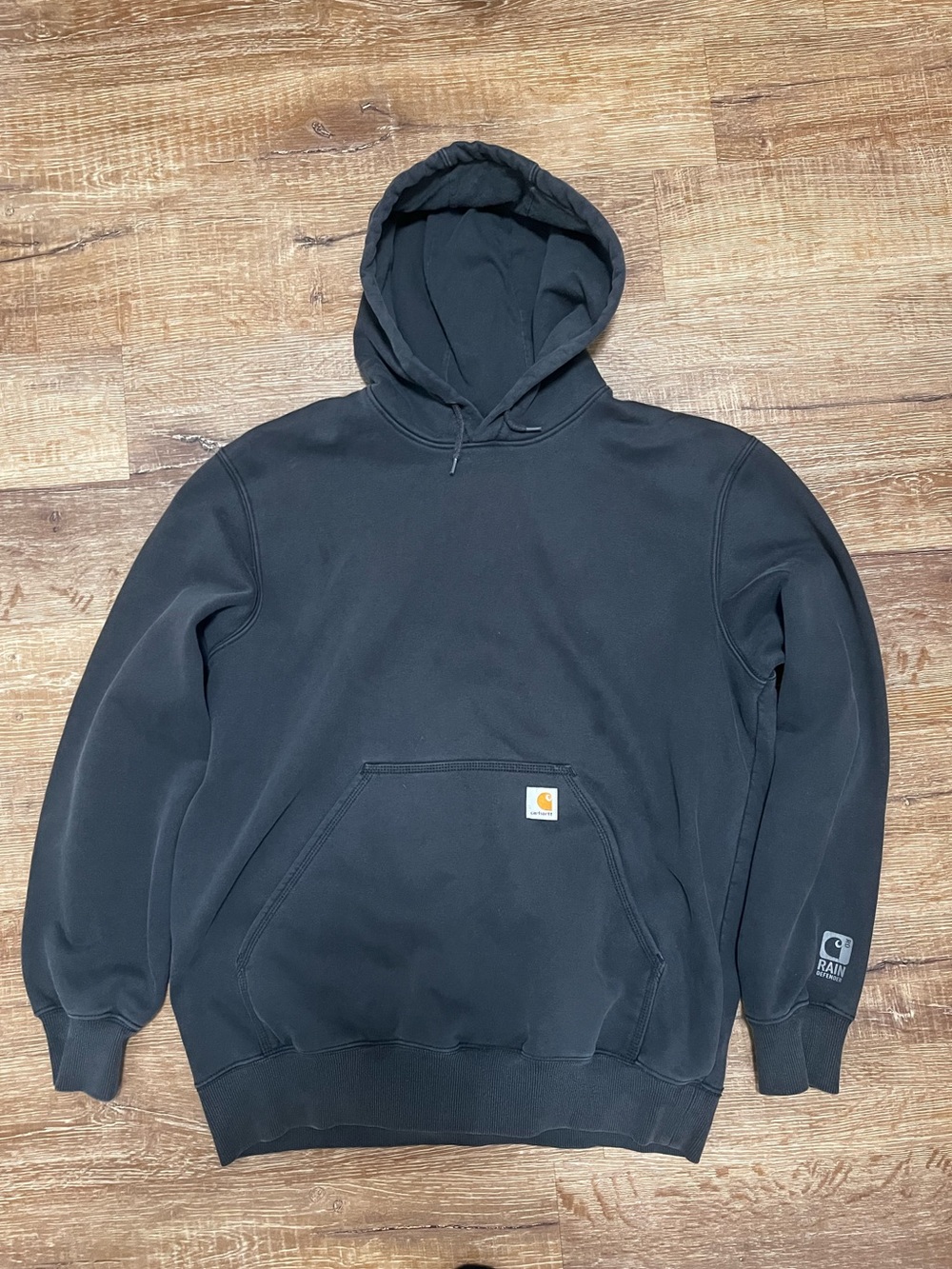 Carhartt Rain Defender Hoodie Black Size Large Regular